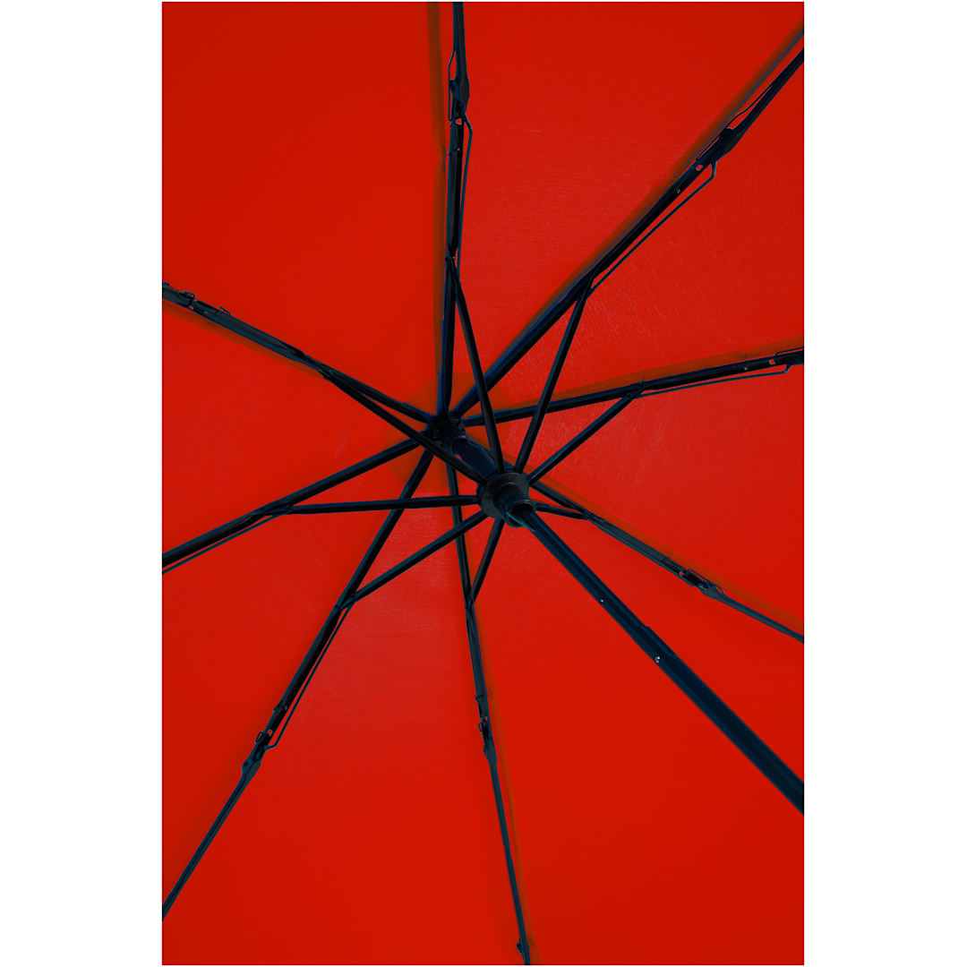 42" Manual Folding Umbrella - SM-8176 Red