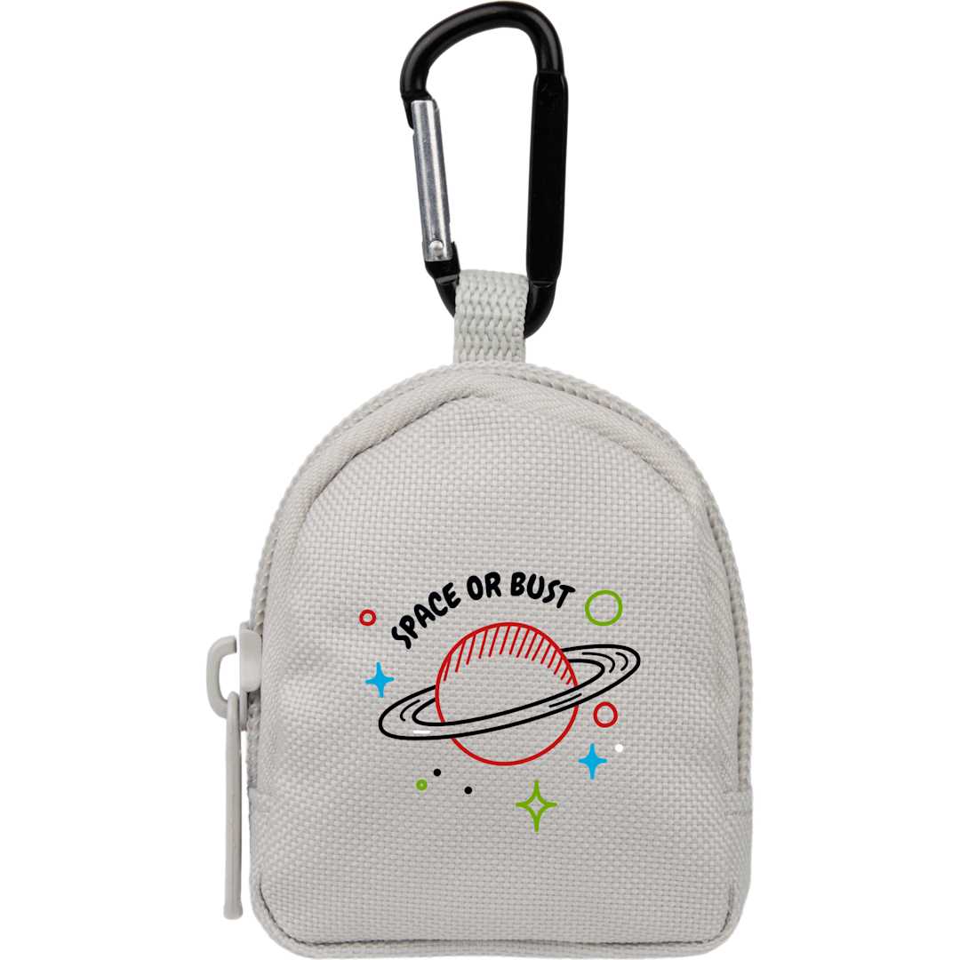 Bullet Mini Backpack Bag Charm - SM-8225 Gray