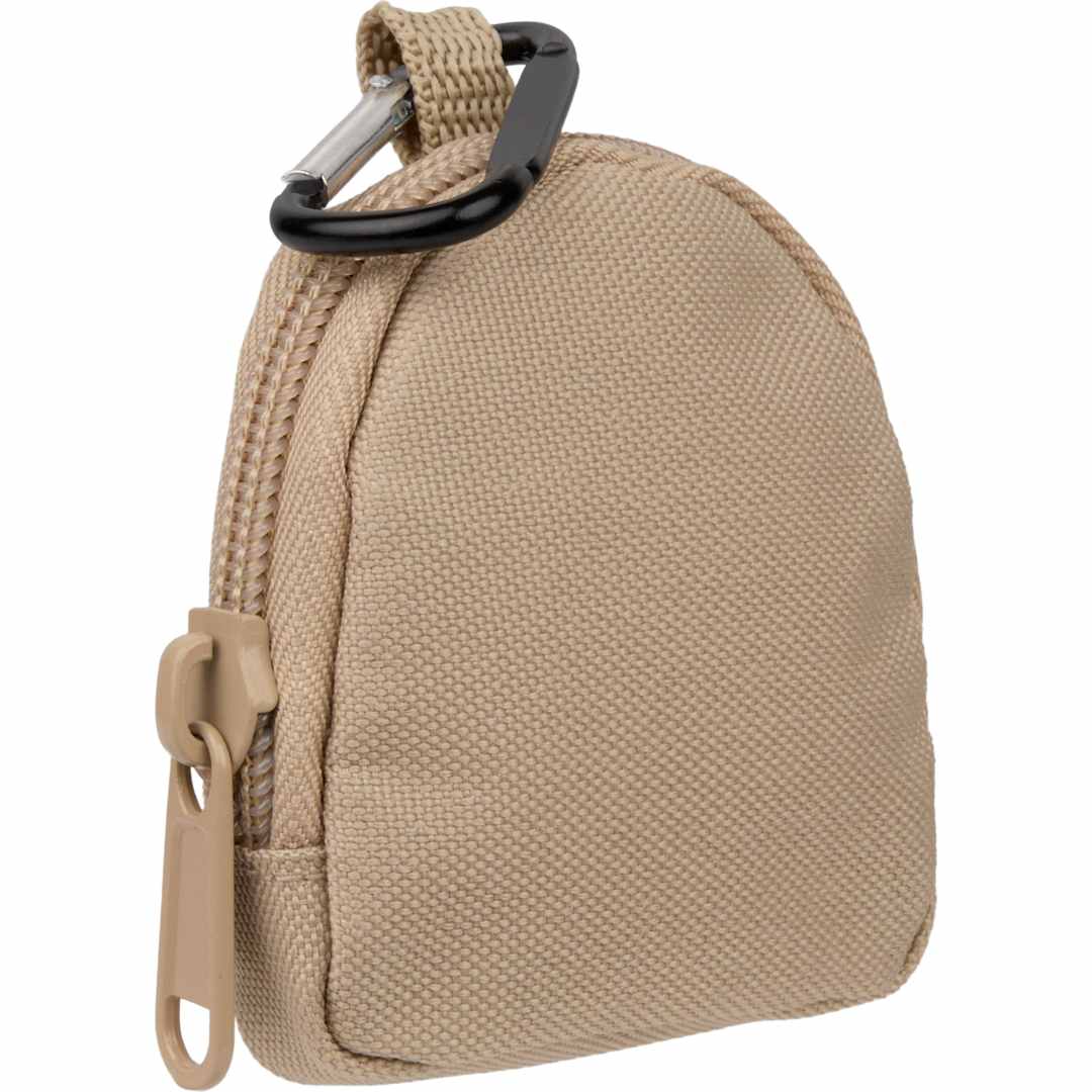 Bullet Mini Backpack Bag Charm - SM-8225 Natural