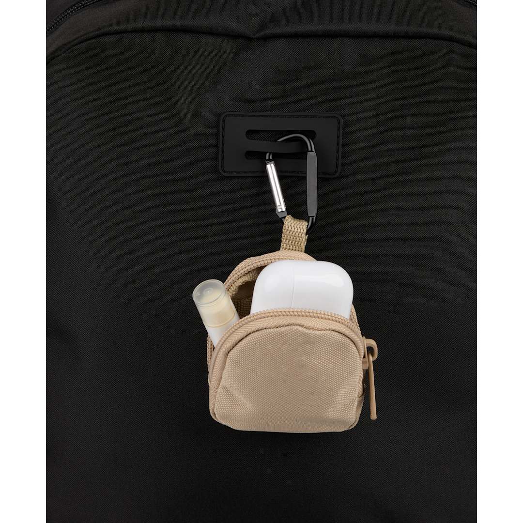 Bullet Mini Backpack Bag Charm - SM-8225 Natural