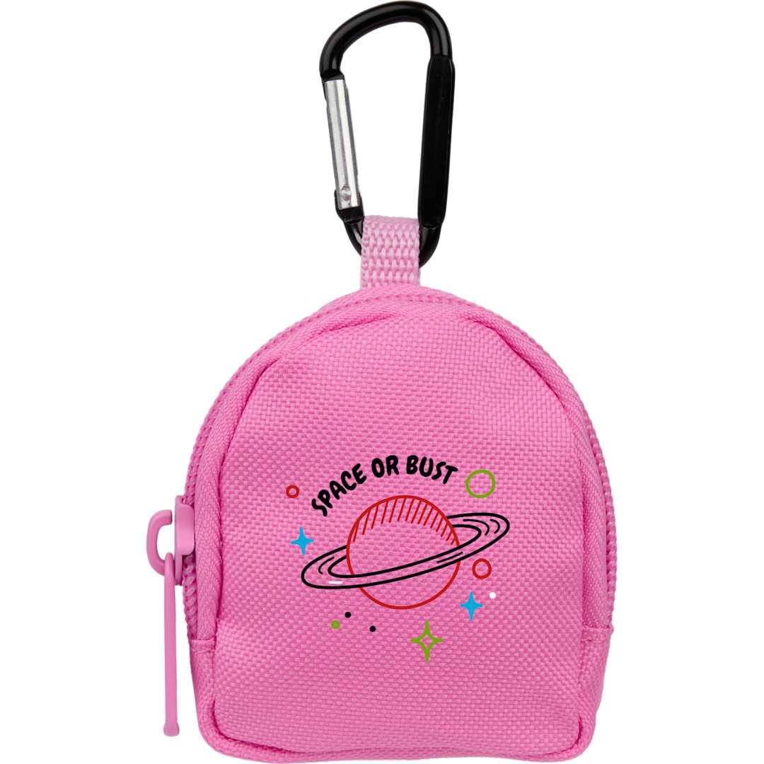 Bullet Mini Backpack Bag Charm - SM-8225 Pink