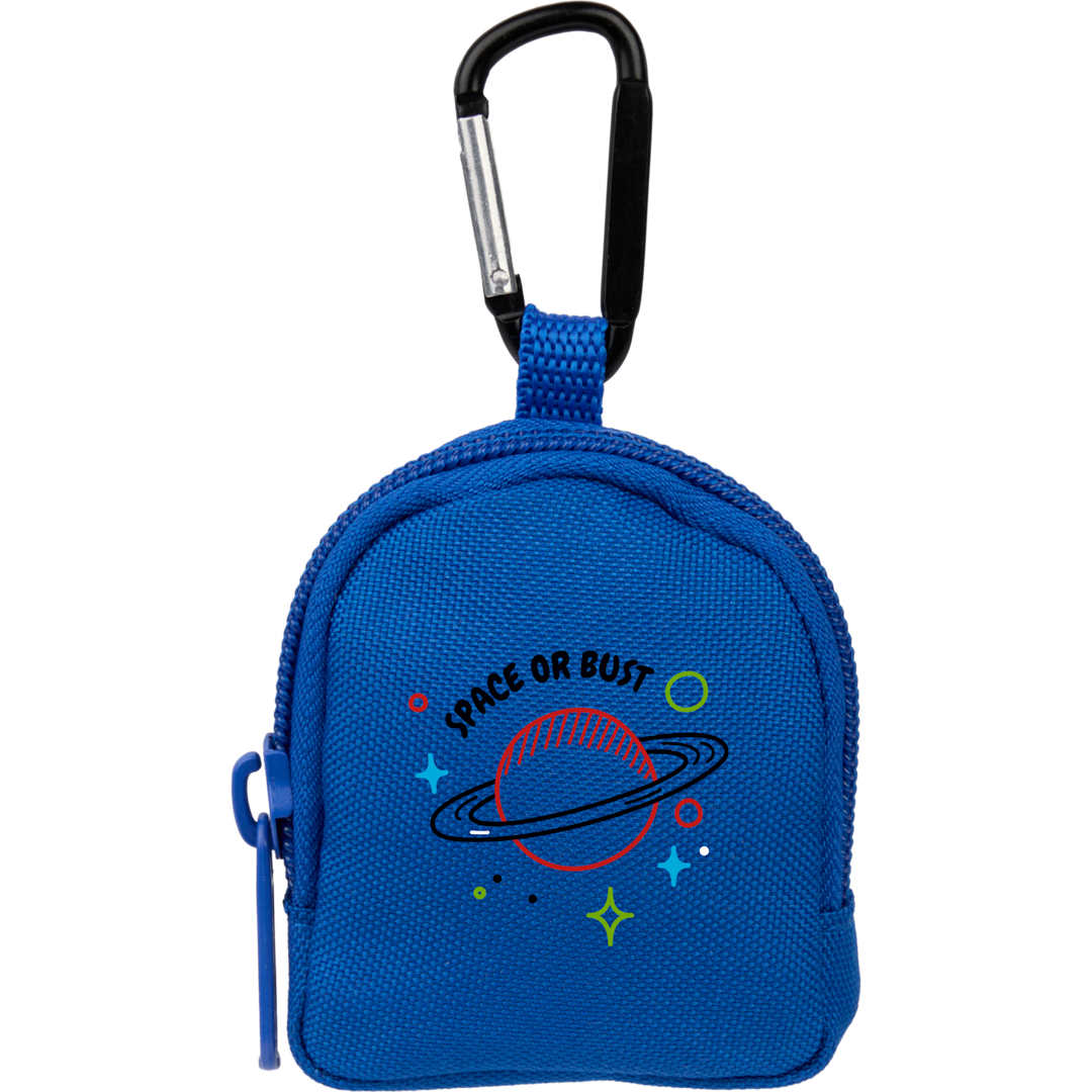 Bullet Mini Backpack Bag Charm - SM-8225 Blue