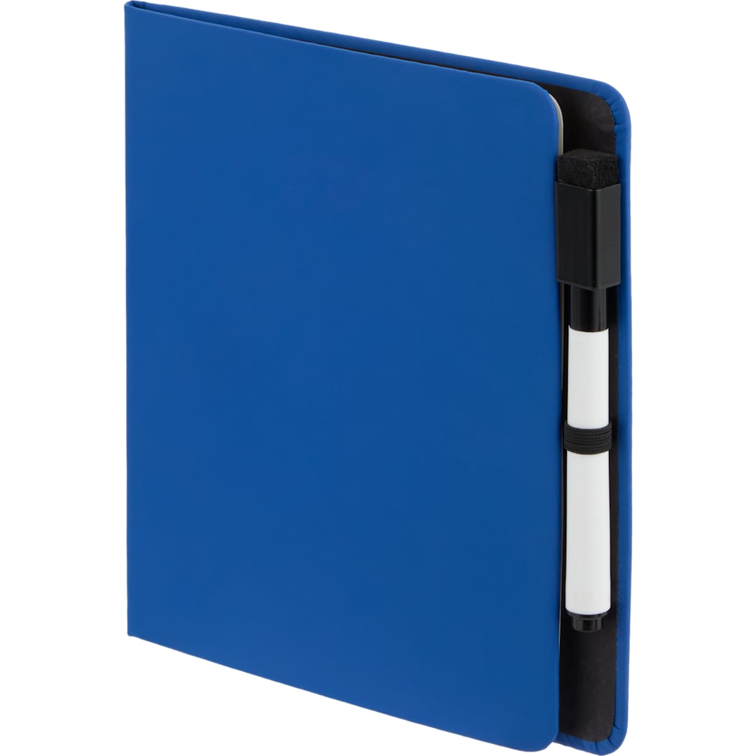 Recycled PU White Board &amp; Sticky Notes Pad - SM-9029 Blue