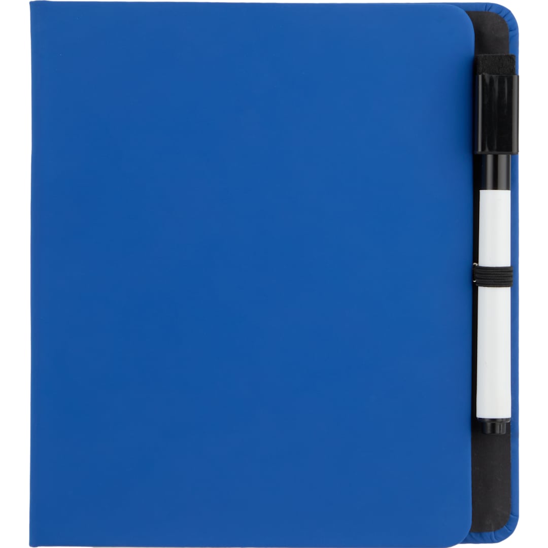 Recycled PU White Board &amp; Sticky Notes Pad - SM-9029 Blue