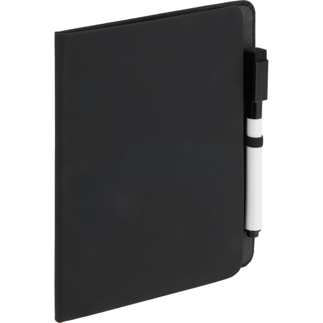 Recycled PU White Board &amp; Sticky Notes Pad - SM-9029 Black