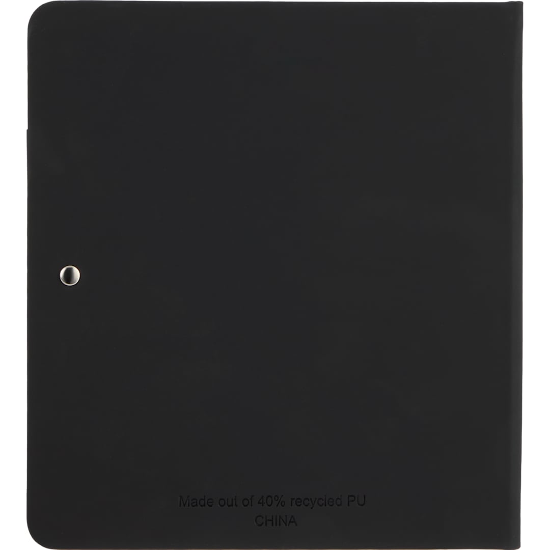 Recycled PU White Board &amp; Sticky Notes Pad - SM-9029 Black