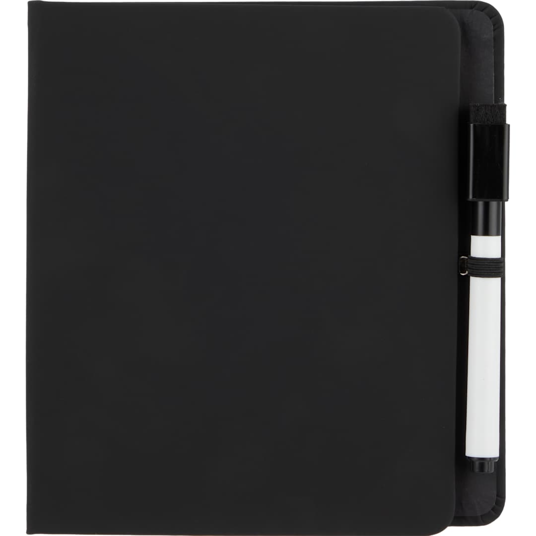 Recycled PU White Board &amp; Sticky Notes Pad - SM-9029 Black