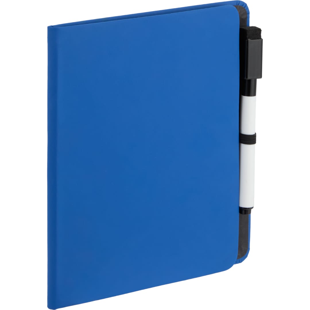 Recycled PU White Board &amp; Sticky Notes Pad - SM-9029 Blue
