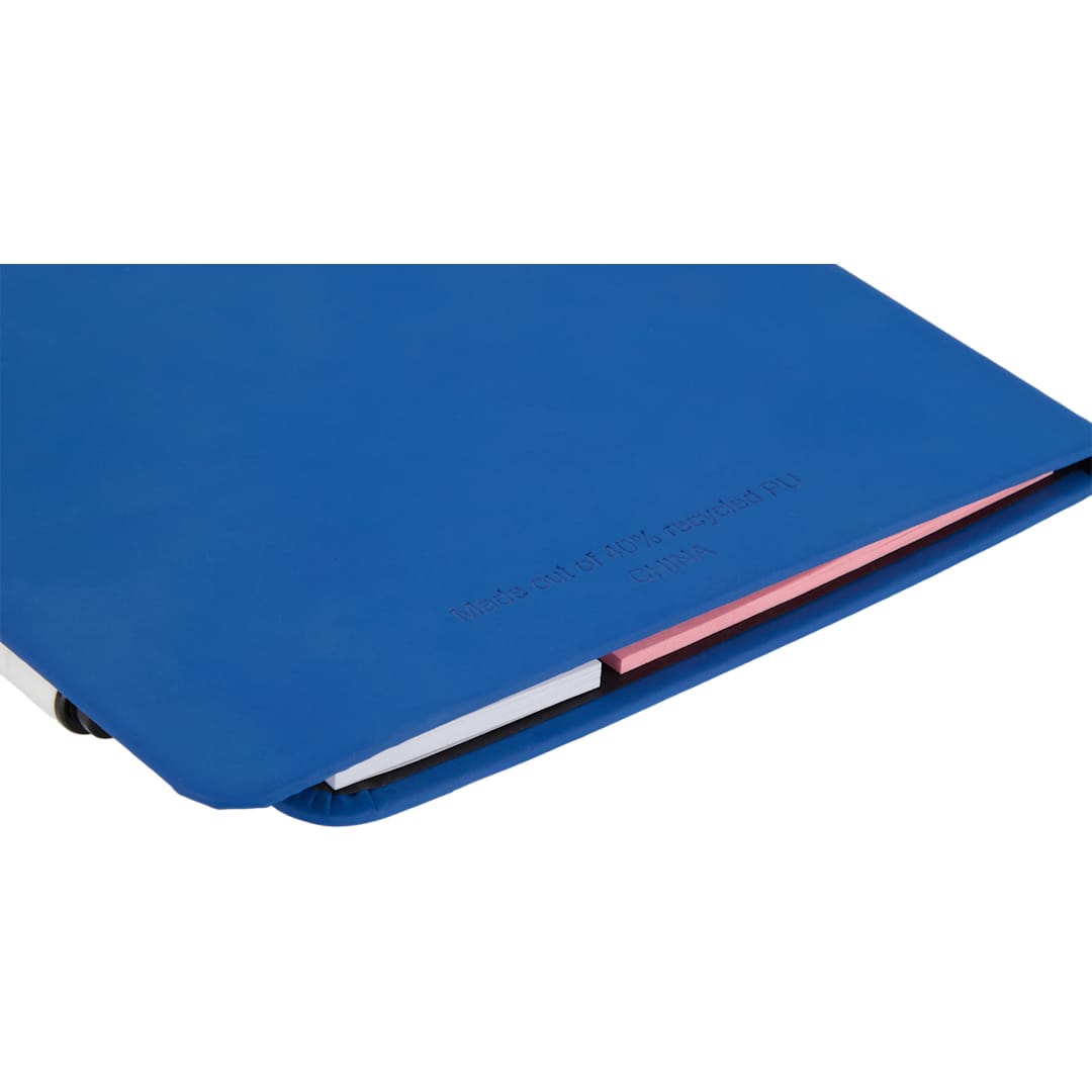 Recycled PU White Board &amp; Sticky Notes Pad - SM-9029 Blue