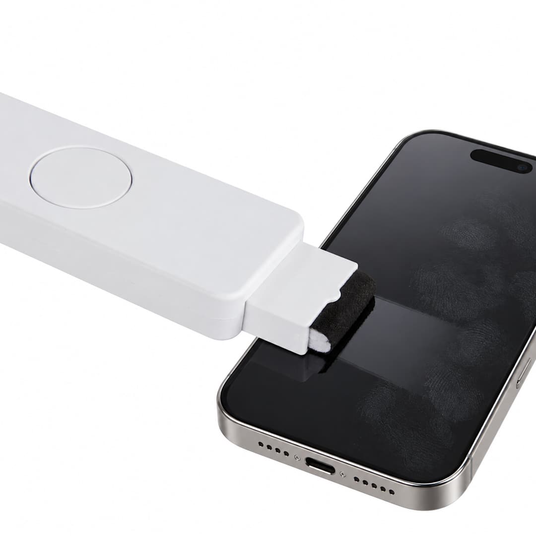 Spin It with Phone Holder and Screen Cleaner - SM-2965 White