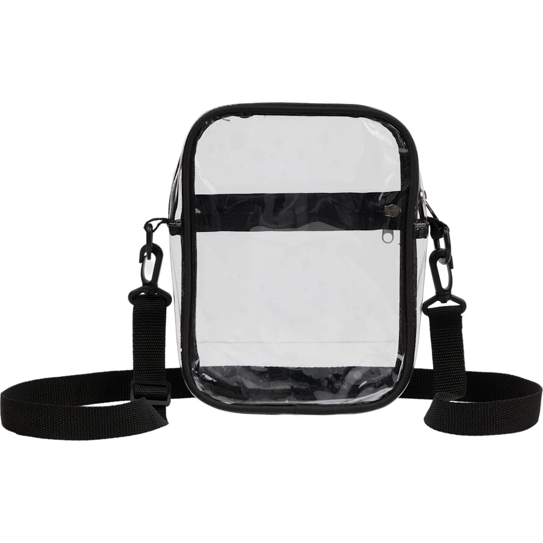 Clear Crossbody Tote - SM-5456 Black