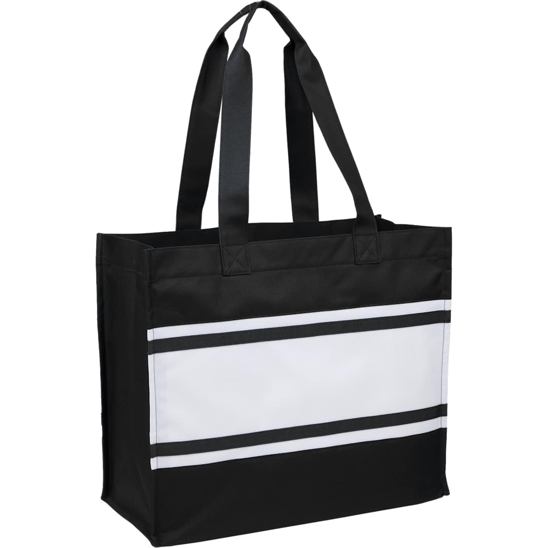 Varsity Box Tote - SM-5457 Black