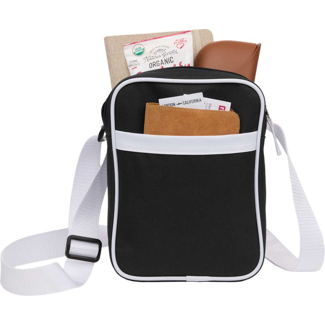 Varsity Recycled Crossbody - SM-5459 Black