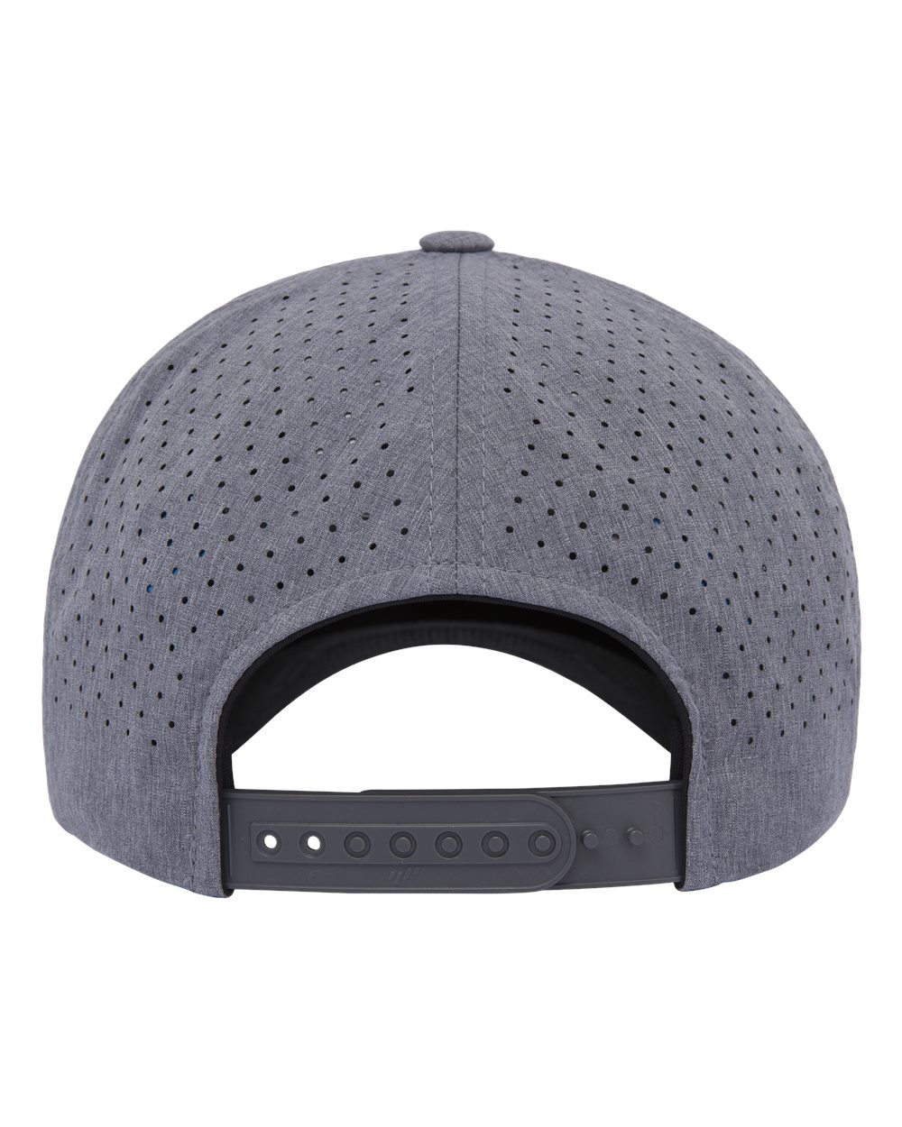 YP Classics Five-Panel Snapback with Perforated Cap - 5389AP Heather Grey