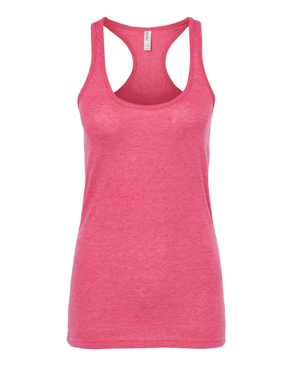 M&O Women's Racerback Blend Tank - 3590 - 3590M Heather Fuchsia