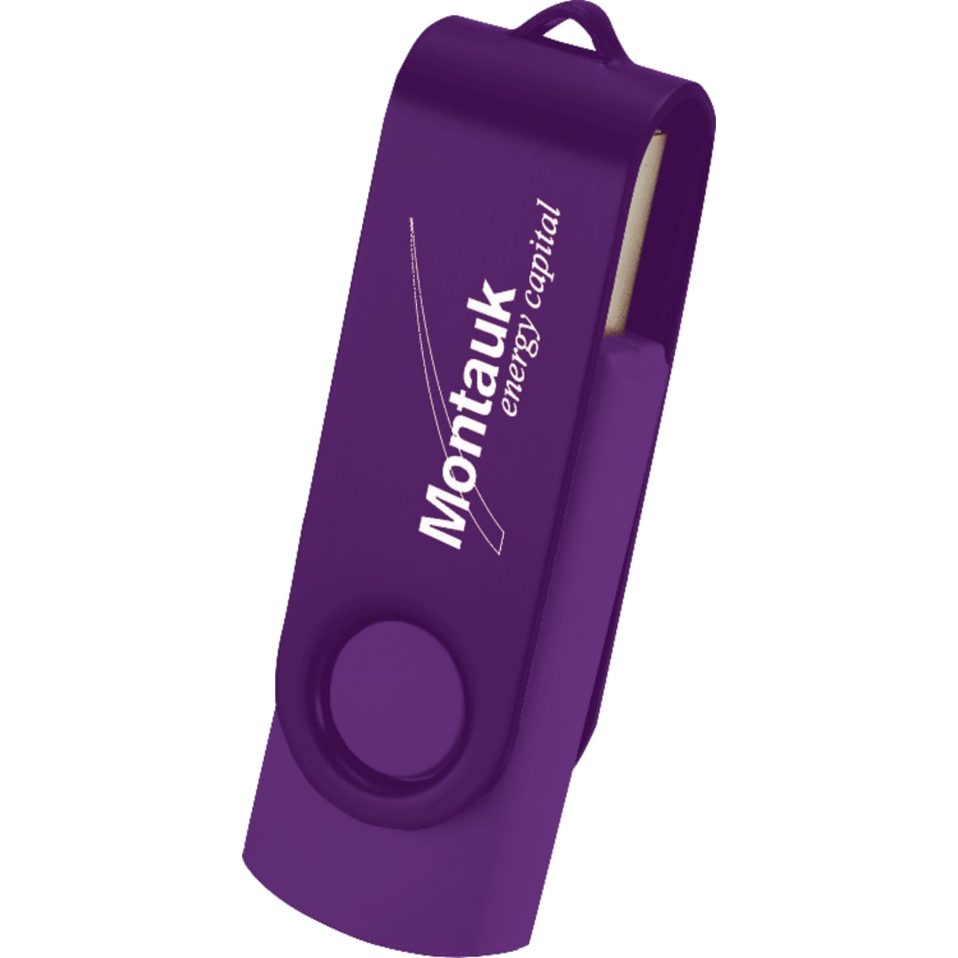 Rotate 2Tone Flash Drive 2GB - 1695-09 Purple