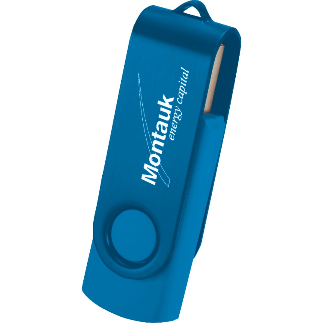 Rotate 2Tone Flash Drive 4GB - 1695-10 Blue