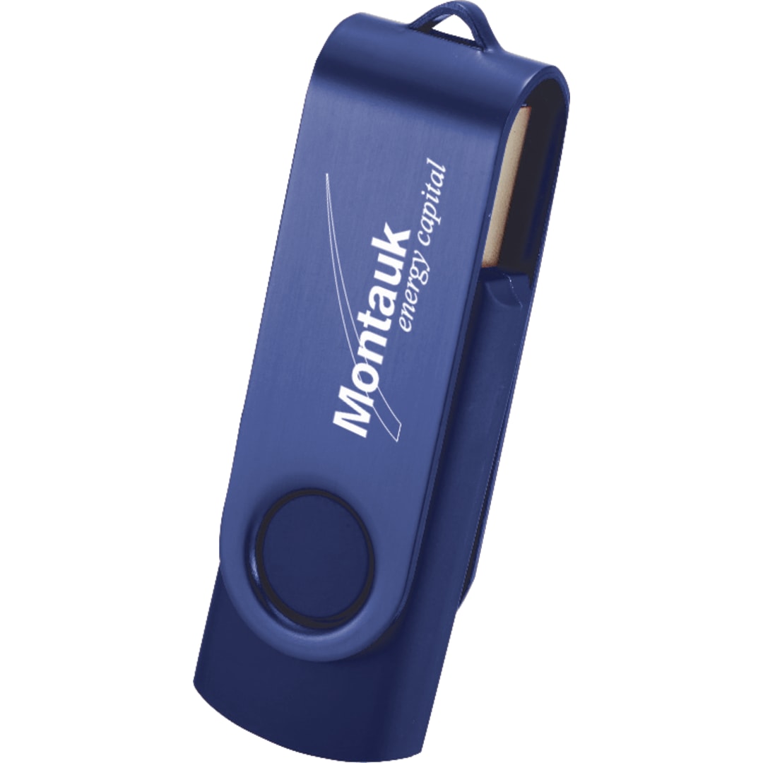 Rotate 2Tone Flash Drive 4GB - 1695-10 Blue