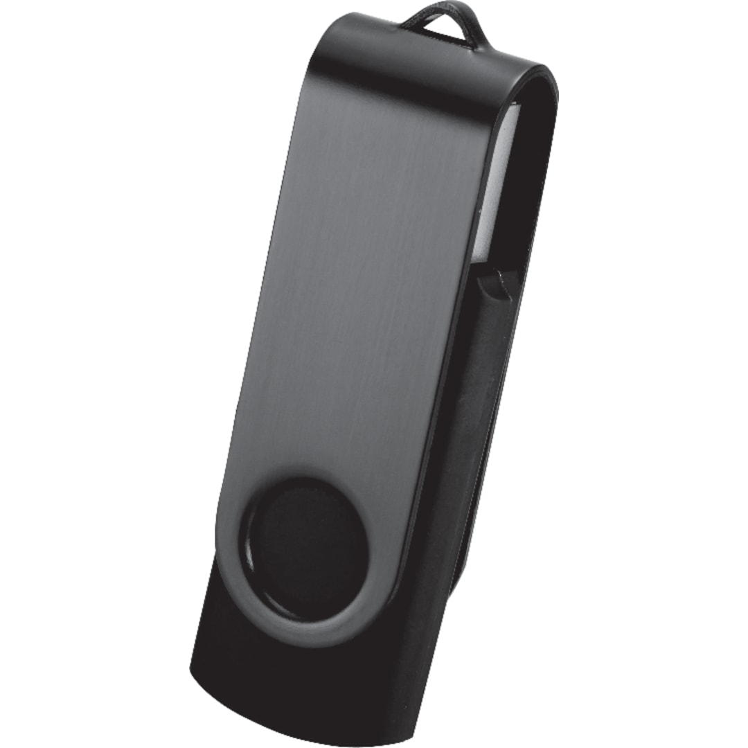 Rotate 2Tone Flash Drive 4GB - 1695-10 Black