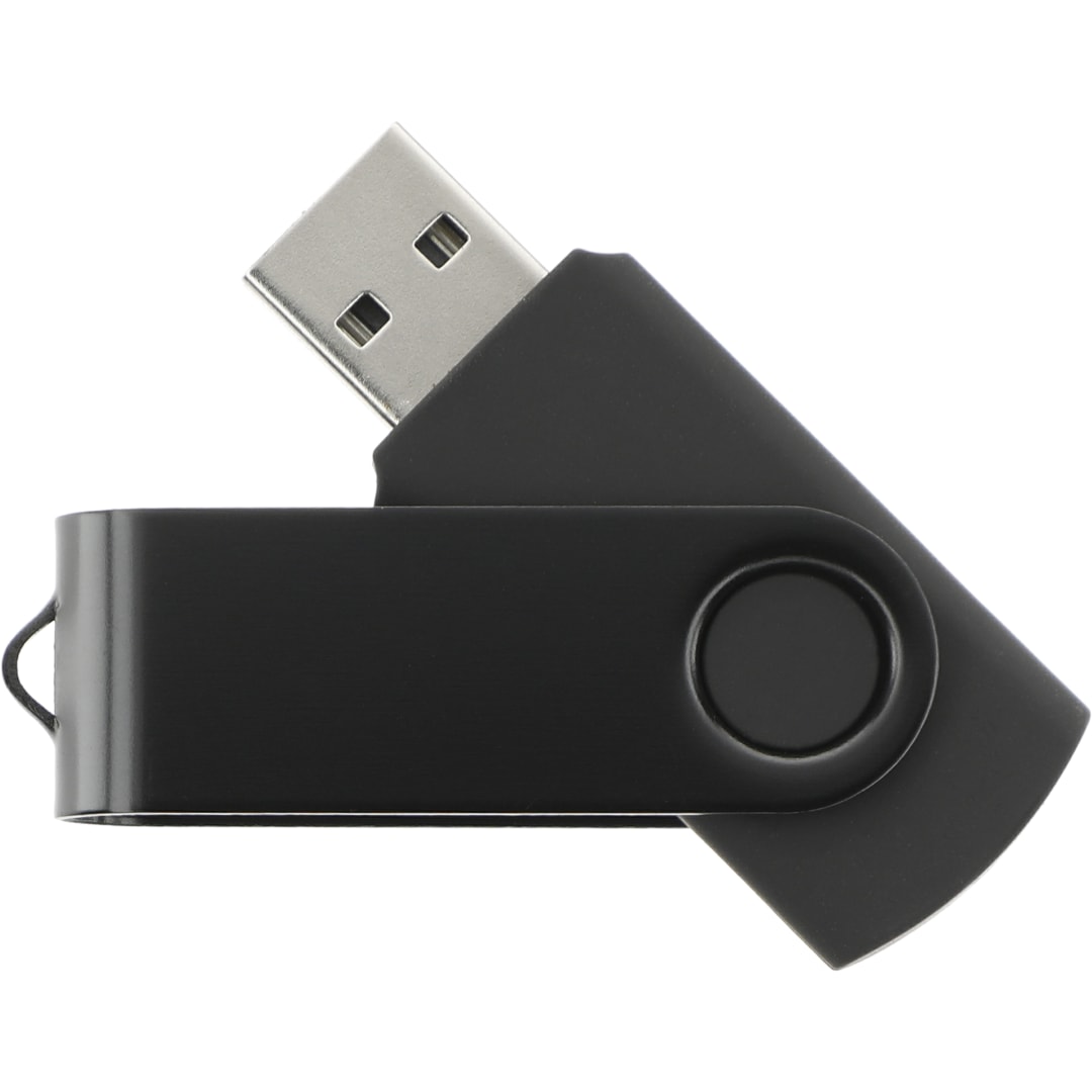 Rotate 2Tone Flash Drive 8GB - 1695-11 Black