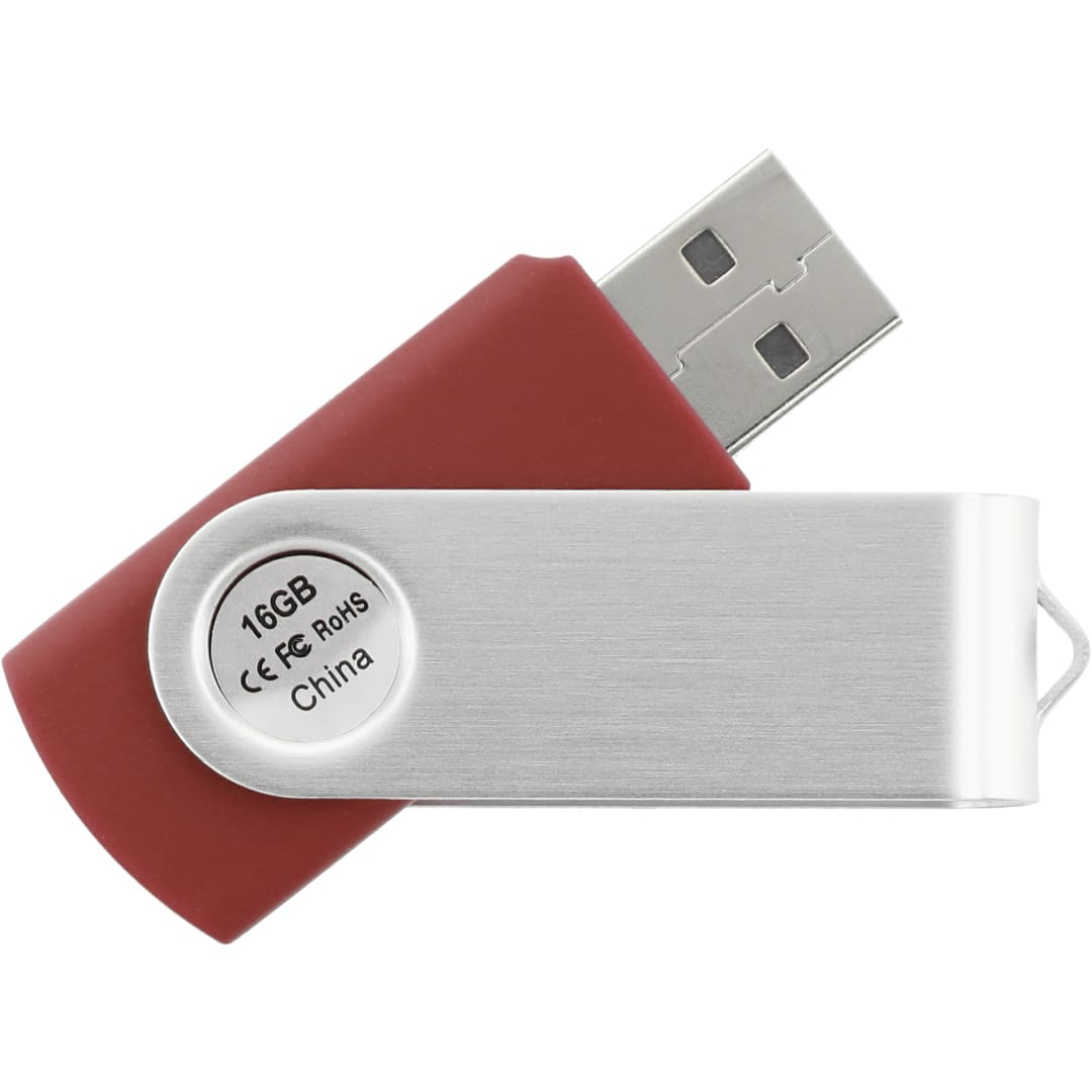 Rotate Flash Drive 16GB - 1695-91 Red