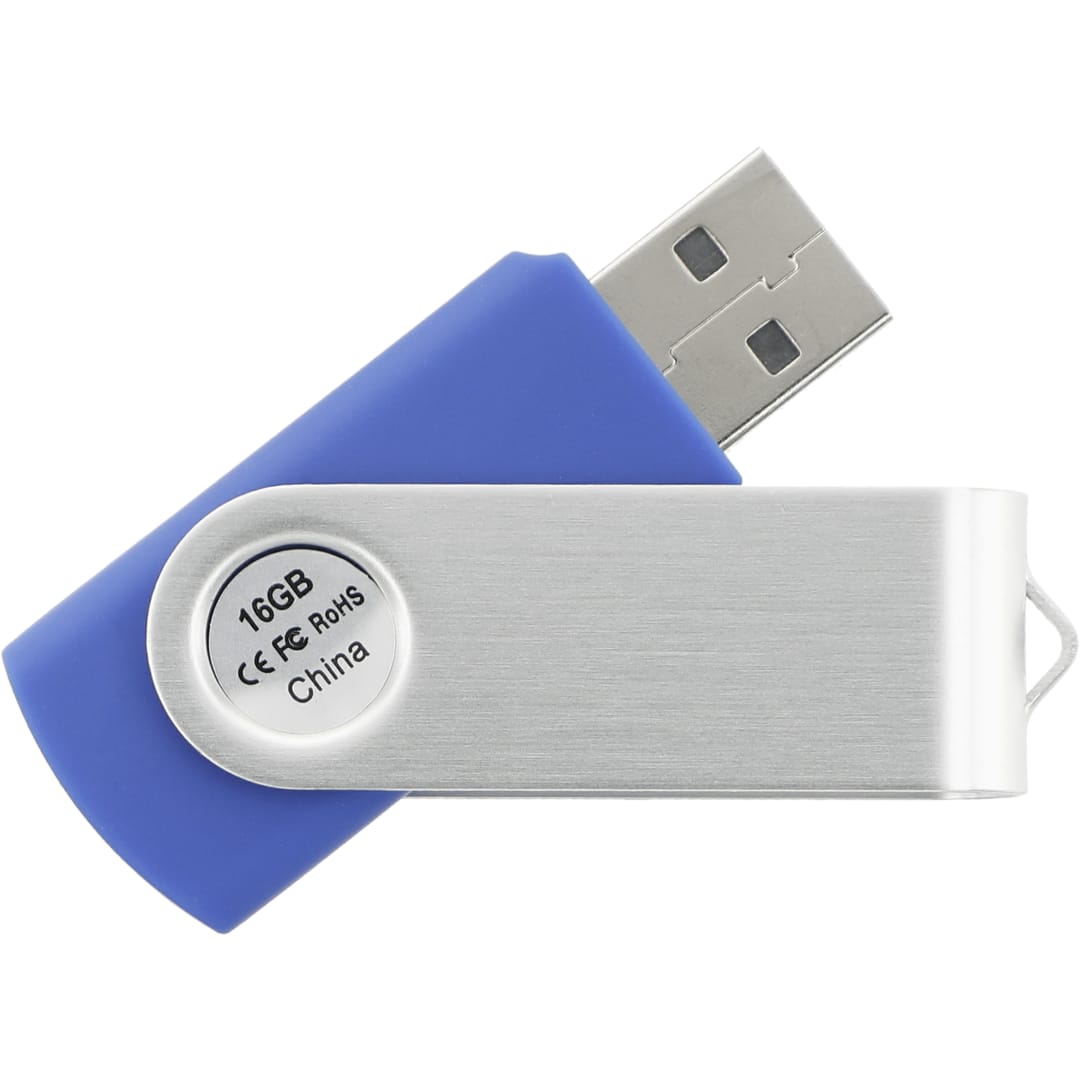 Rotate Flash Drive 16GB - 1695-91 Blue