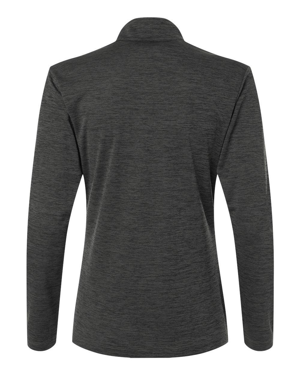 AllPro Women's Pro-Lock Performance Mélange Quarter-Zip Pullover - 4HM70L Black Melange