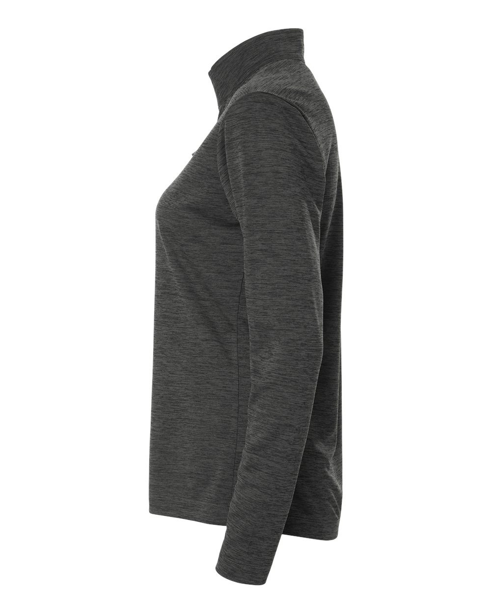 AllPro Women's Pro-Lock Performance Mélange Quarter-Zip Pullover - 4HM70L Black Melange
