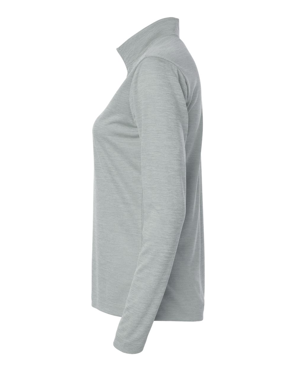 AllPro Women's Pro-Lock Performance Mélange Quarter-Zip Pullover - 4HM70L Silver Melange