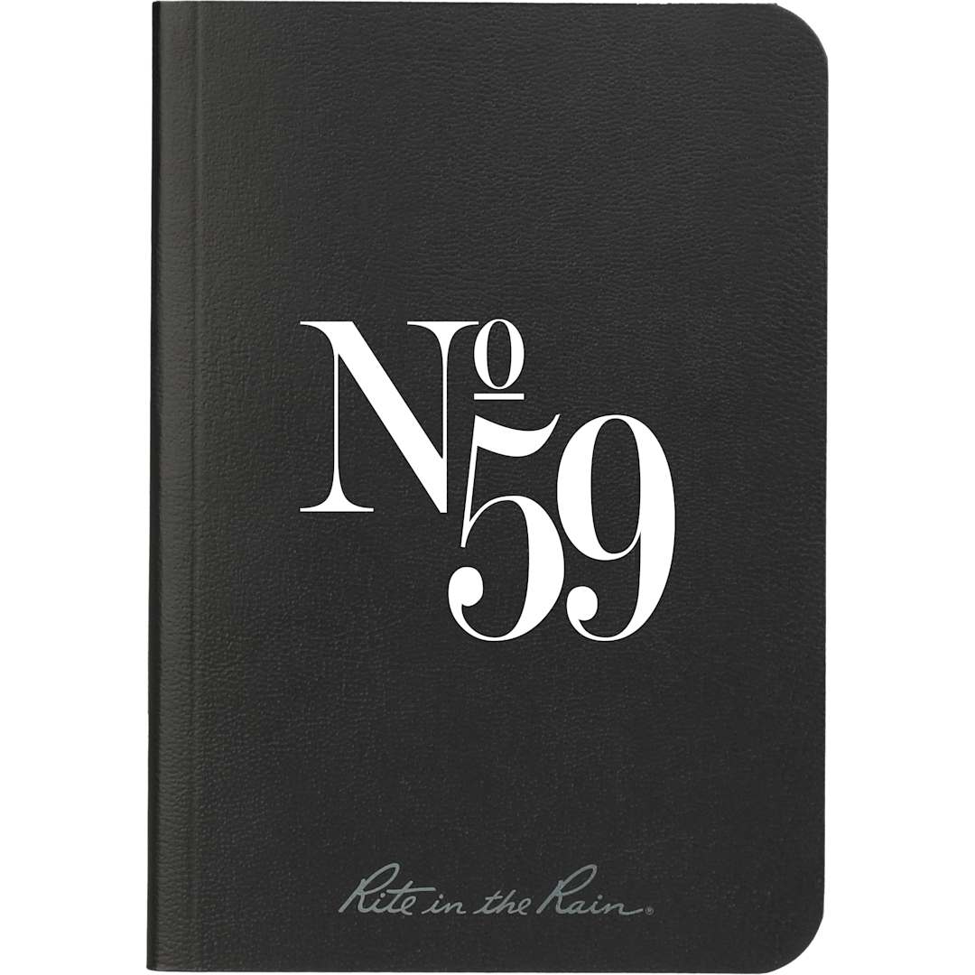 Rite in the Rain 3.5" x 5.25" Rite in the Rain Soft Cover Notebook - 0913-08 Black
