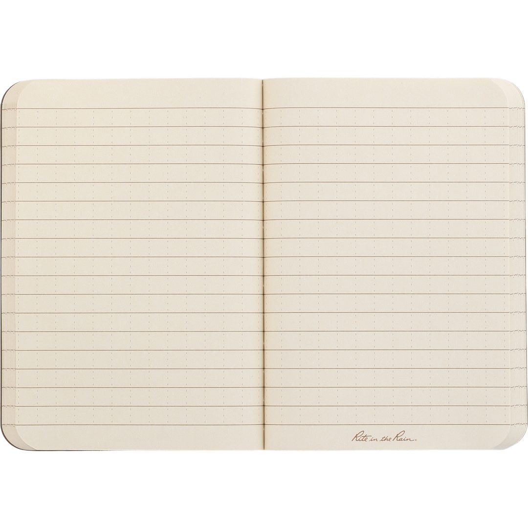 Rite in the Rain 3.5" x 5.25" Rite in the Rain Soft Cover Notebook - 0913-08 Tan