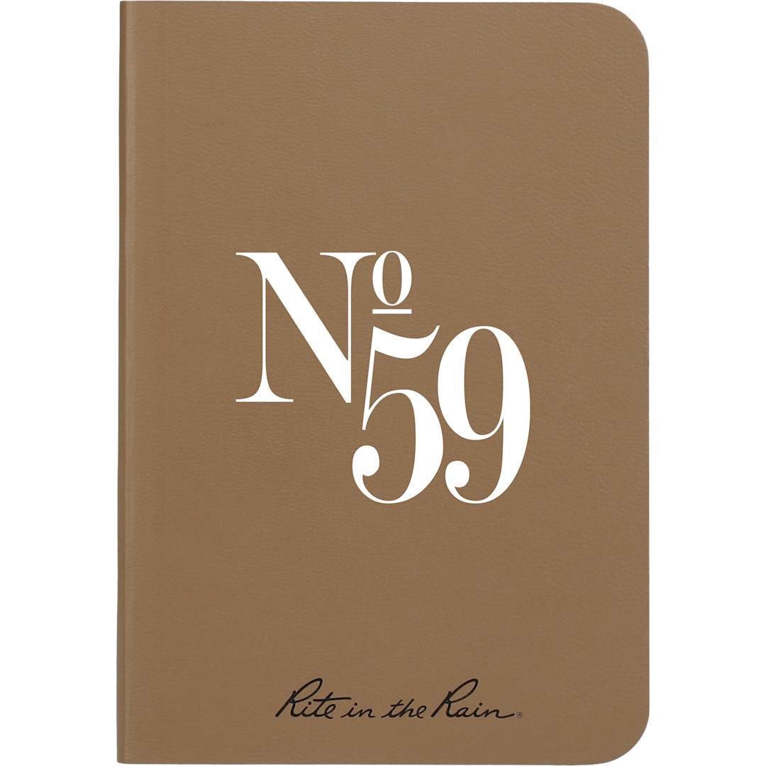 Rite in the Rain 3.5" x 5.25" Rite in the Rain Soft Cover Notebook - 0913-08 Tan