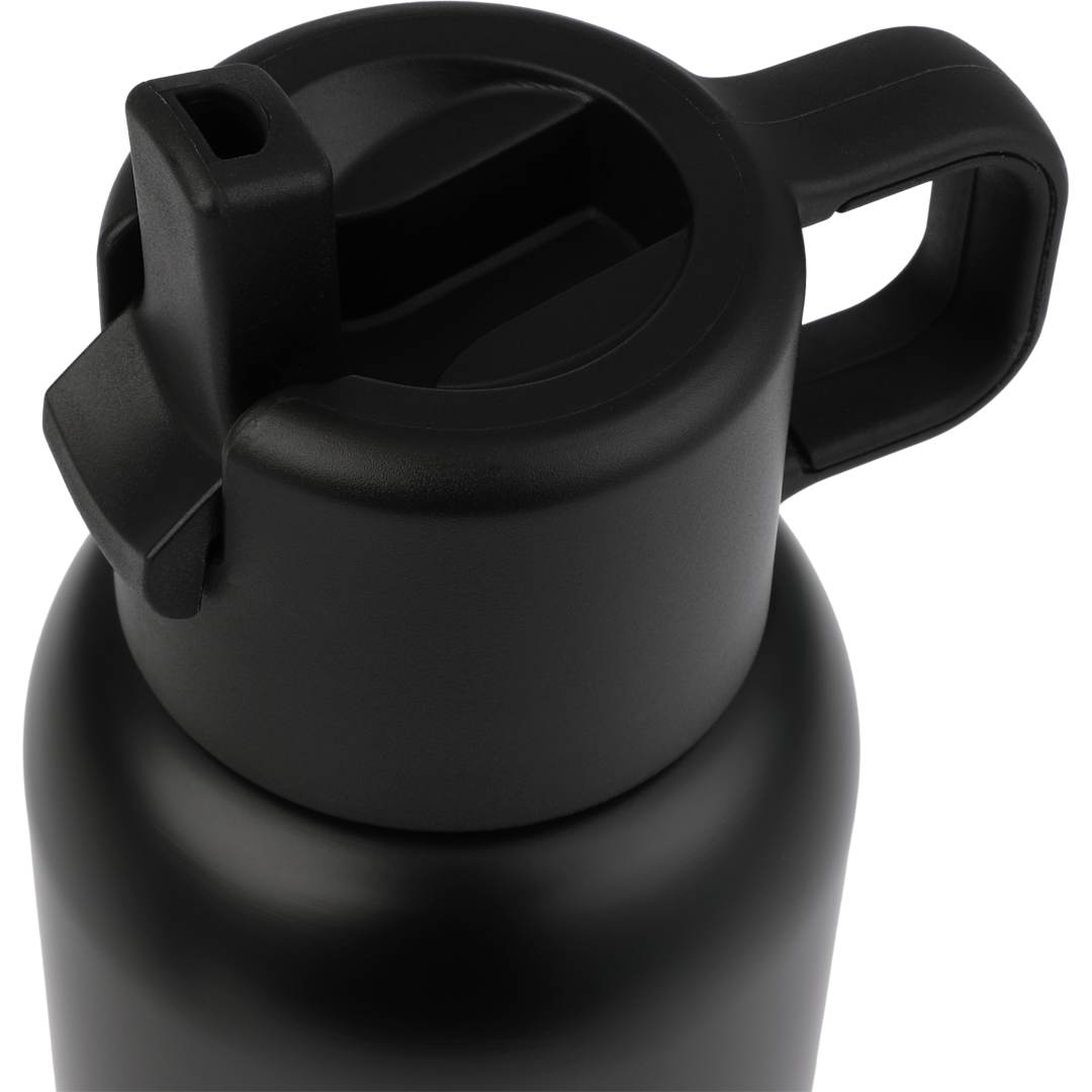 Clio Eco-Friendly Straw Lid Vacuum Bottle 22oz - 1602-34 Black