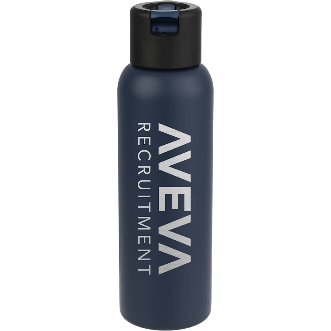 Clio Eco-Friendly Straw Lid Vacuum Bottle 22oz - 1602-34 Blue