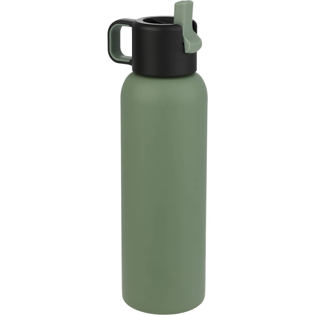 Clio Eco-Friendly Straw Lid Vacuum Bottle 22oz - 1602-34 Green