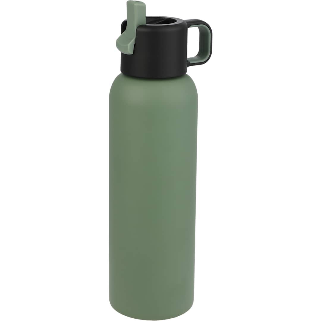 Clio Eco-Friendly Straw Lid Vacuum Bottle 22oz - 1602-34 Green