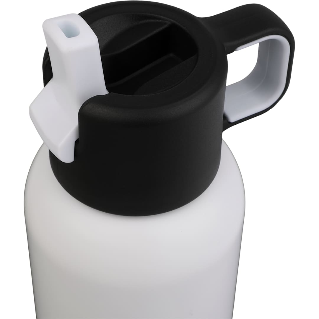 Clio Eco-Friendly Straw Lid Vacuum Bottle 22oz - 1602-34 White
