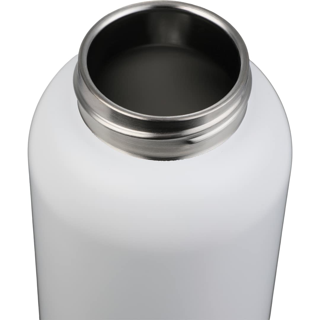 Clio Eco-Friendly Straw Lid Vacuum Bottle 22oz - 1602-34 White