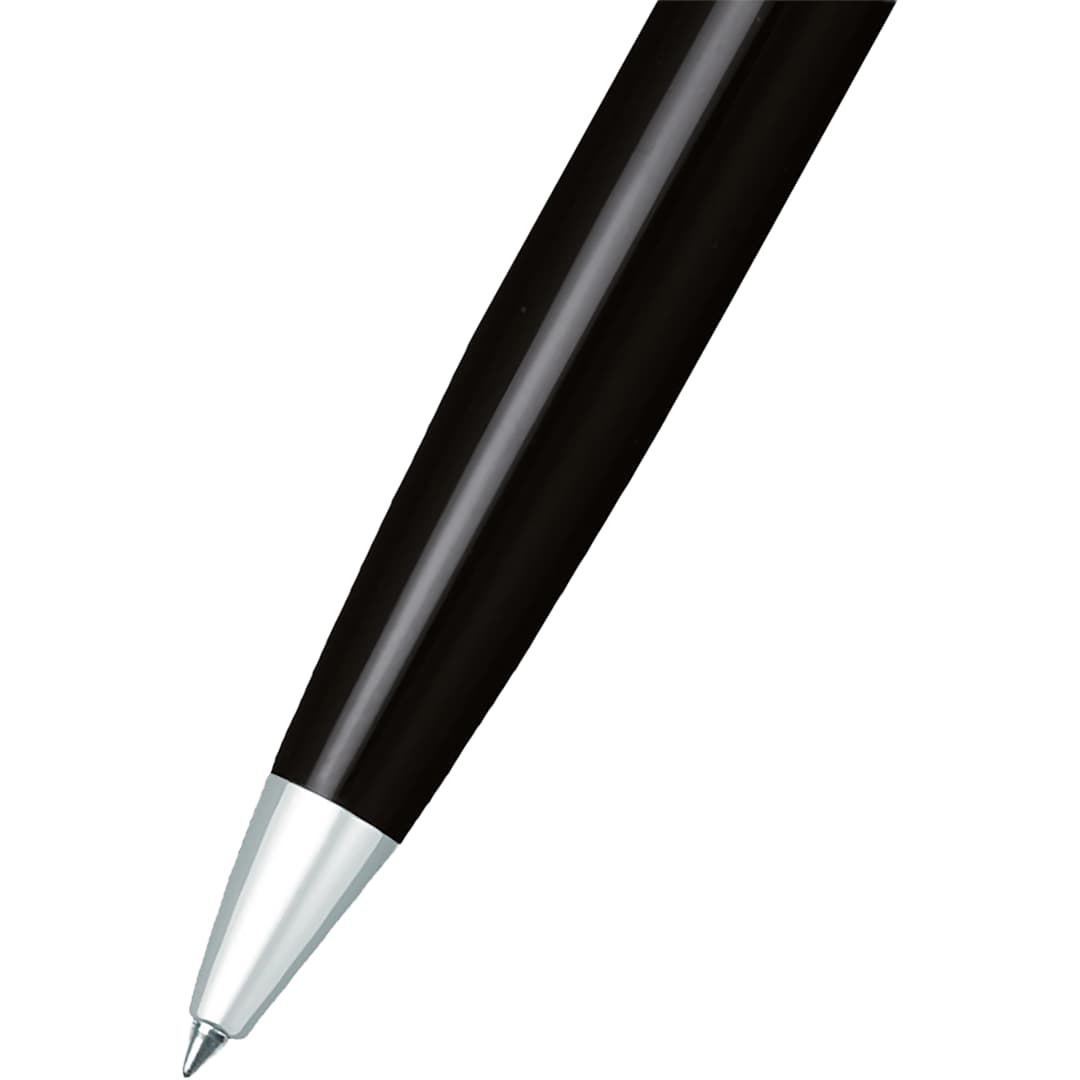 Sheaffer® 300 Glossy Chrome Black Ballpoint - 2933-36