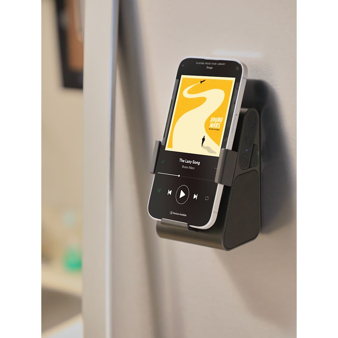 Phone Grip Outdoor Magnetic Bluetooth Speaker - 7195-77 Black