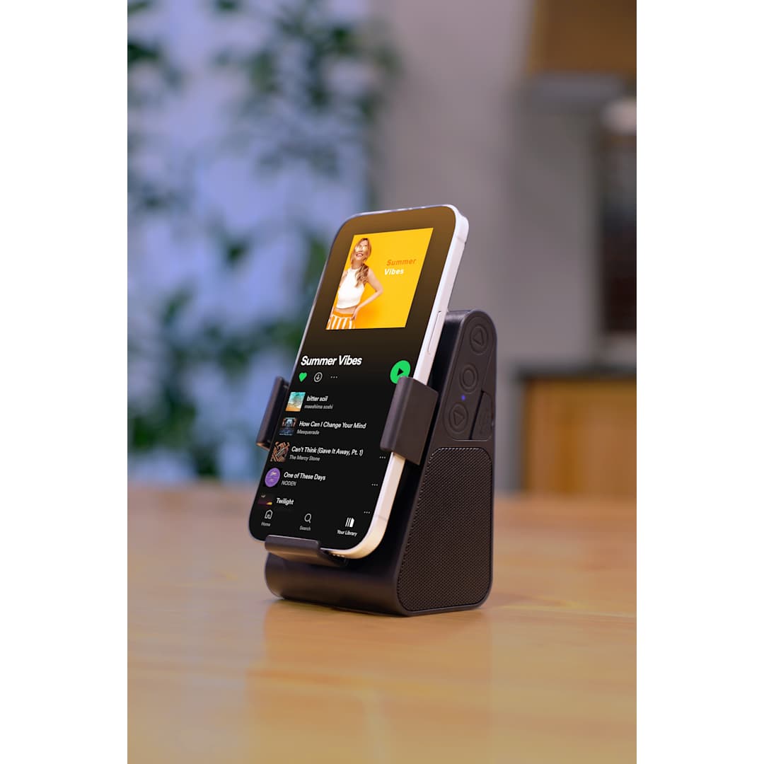 Phone Grip Outdoor Magnetic Bluetooth Speaker - 7195-77 Black