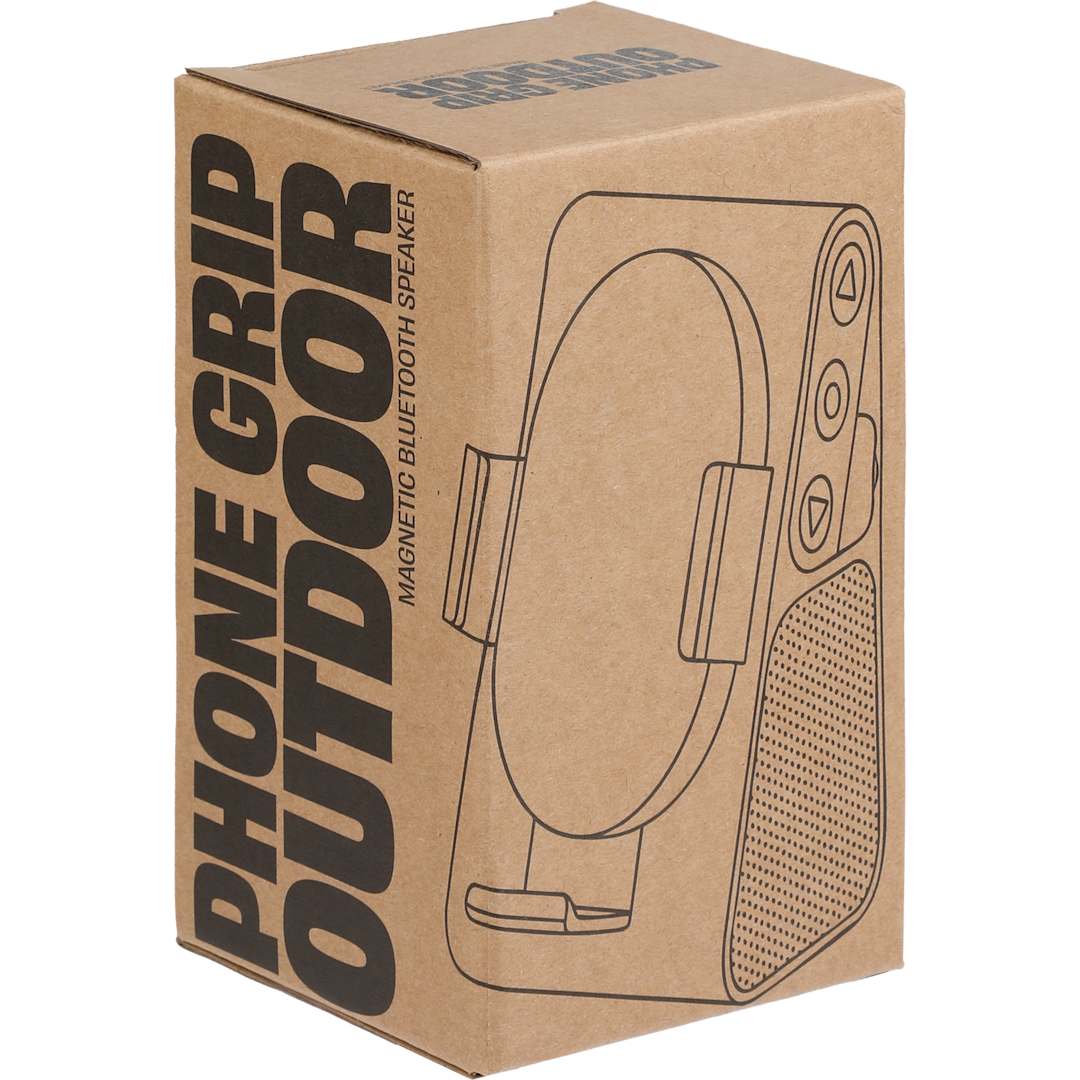 Phone Grip Outdoor Magnetic Bluetooth Speaker - 7195-77 Black