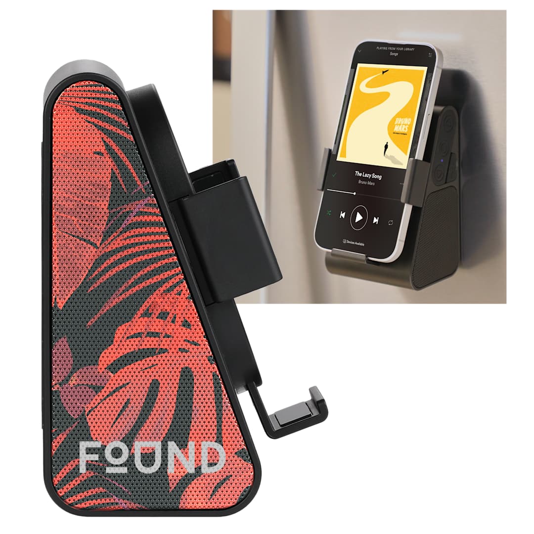 Phone Grip Outdoor Magnetic Bluetooth Speaker - 7195-77 Black