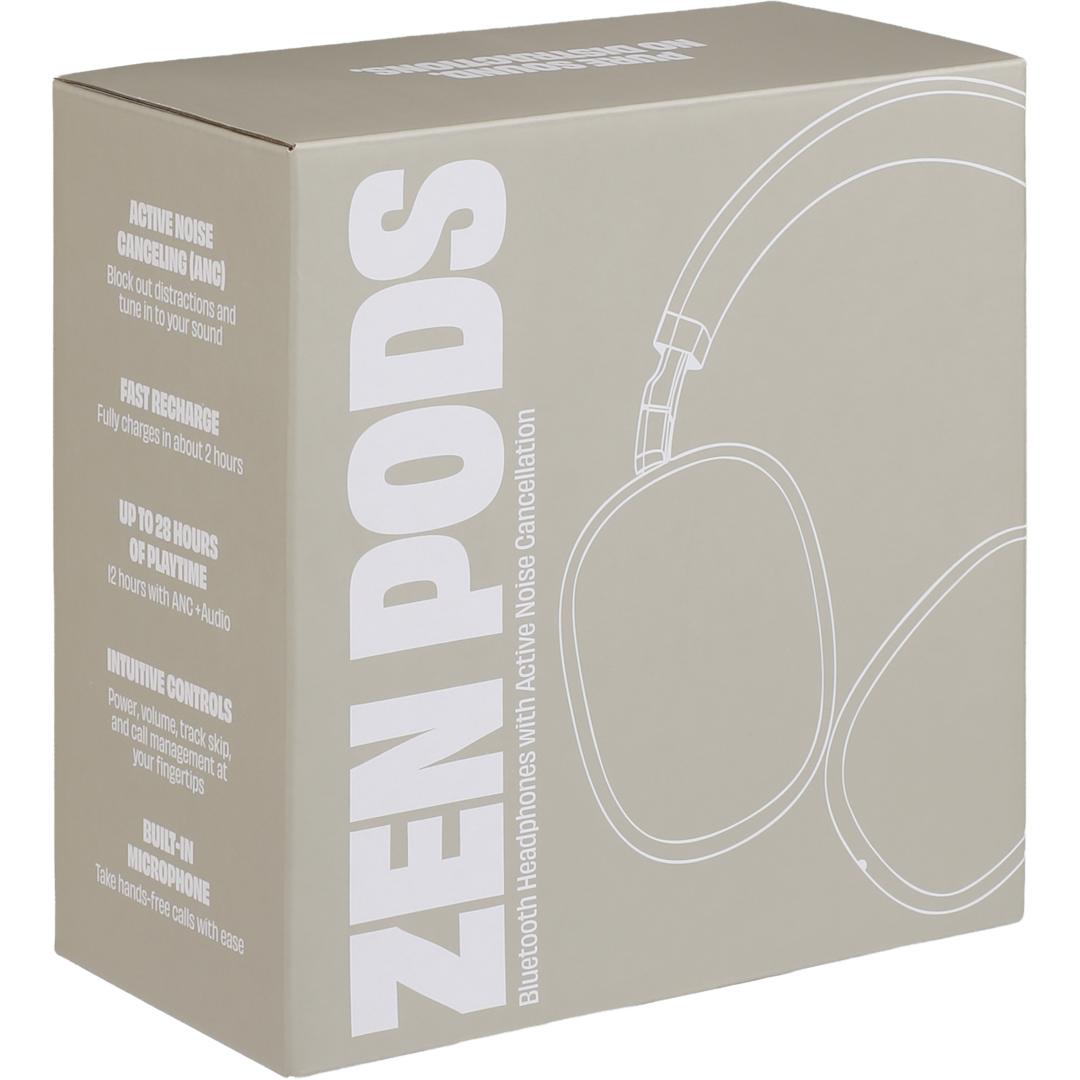 Zen Pods Bluetooth Headphones with ANC - 7195-79 Black