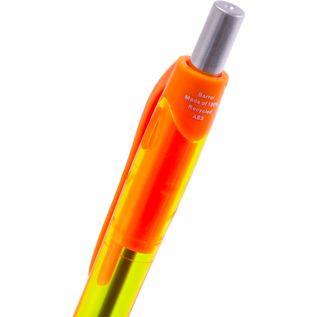 Carlow Recycled Gel Pen - SM-5348 Orange