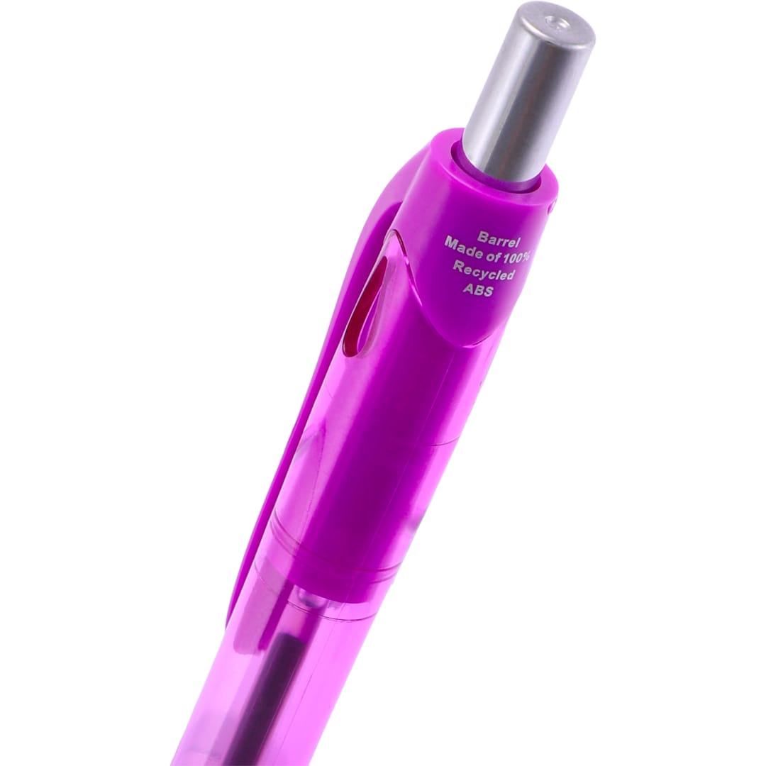 Carlow Recycled Gel Pen - SM-5348 Purple