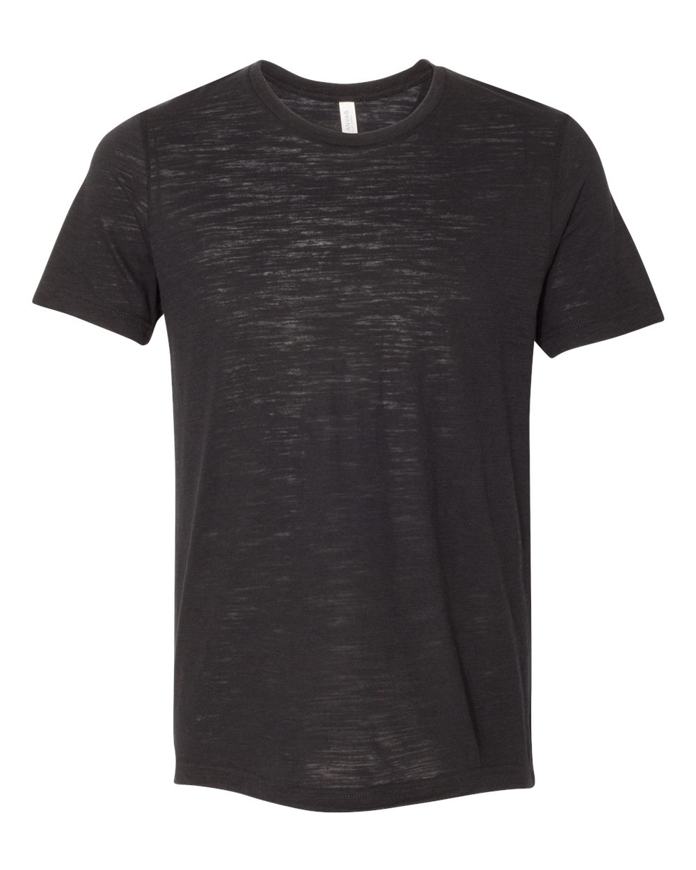 BELLA + CANVAS Unisex Texture Tee - 3650 Solid Black Slub