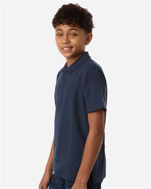 Core365 Youth Resolve CVC Performance Pique Polo - CE106Y Classic Navy