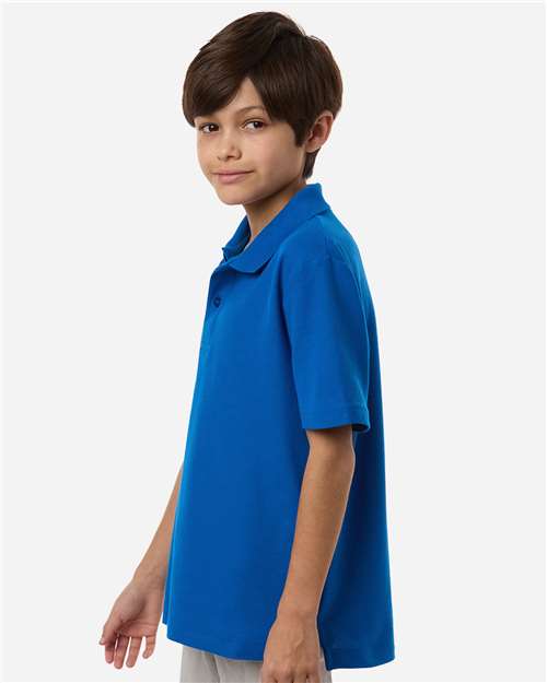 Core365 Youth Resolve CVC Performance Pique Polo - CE106Y True Royal