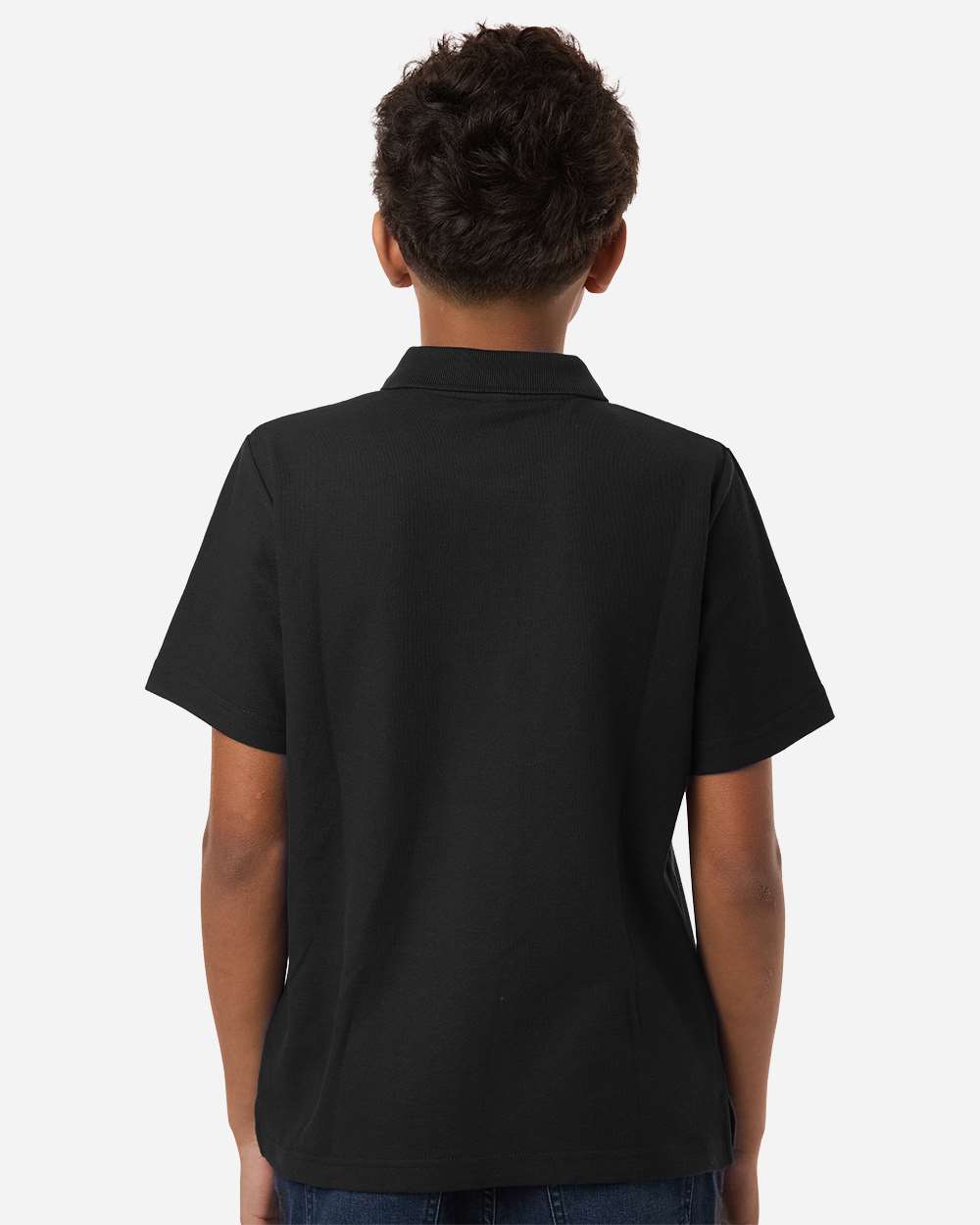 Core365 Youth Resolve CVC Performance Pique Polo - CE106Y Black